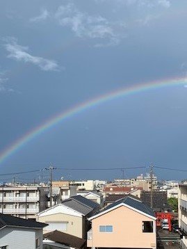 今日の虹